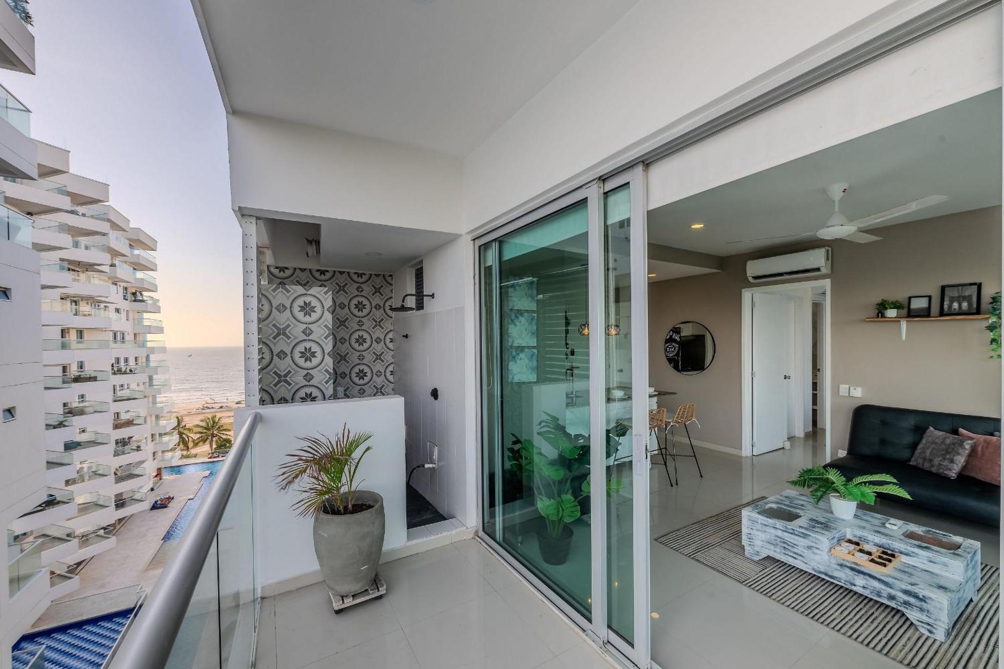 Frente Al Mar Con Acceso Directo A La Playa Morros Epic. Apartamento Cartagena