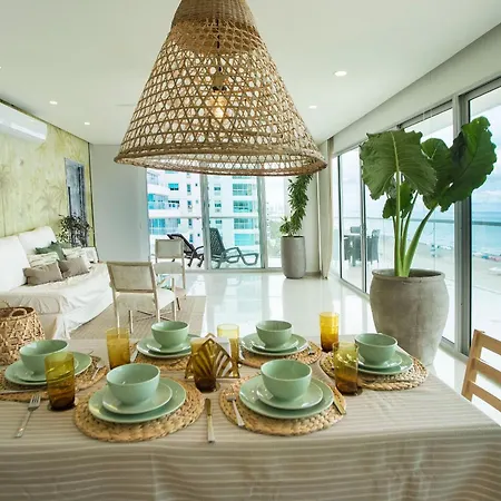 Frente Al Mar Con Acceso Directo A La Playa Morros Epic. Apartment Cartagena